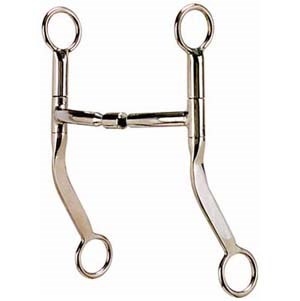 Weaver Snaffle Roller Mouth with Loose Flat Cheek