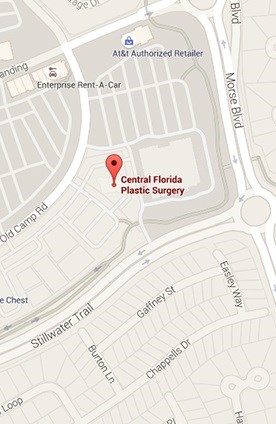 Map of Central Florida Plastic Surgery