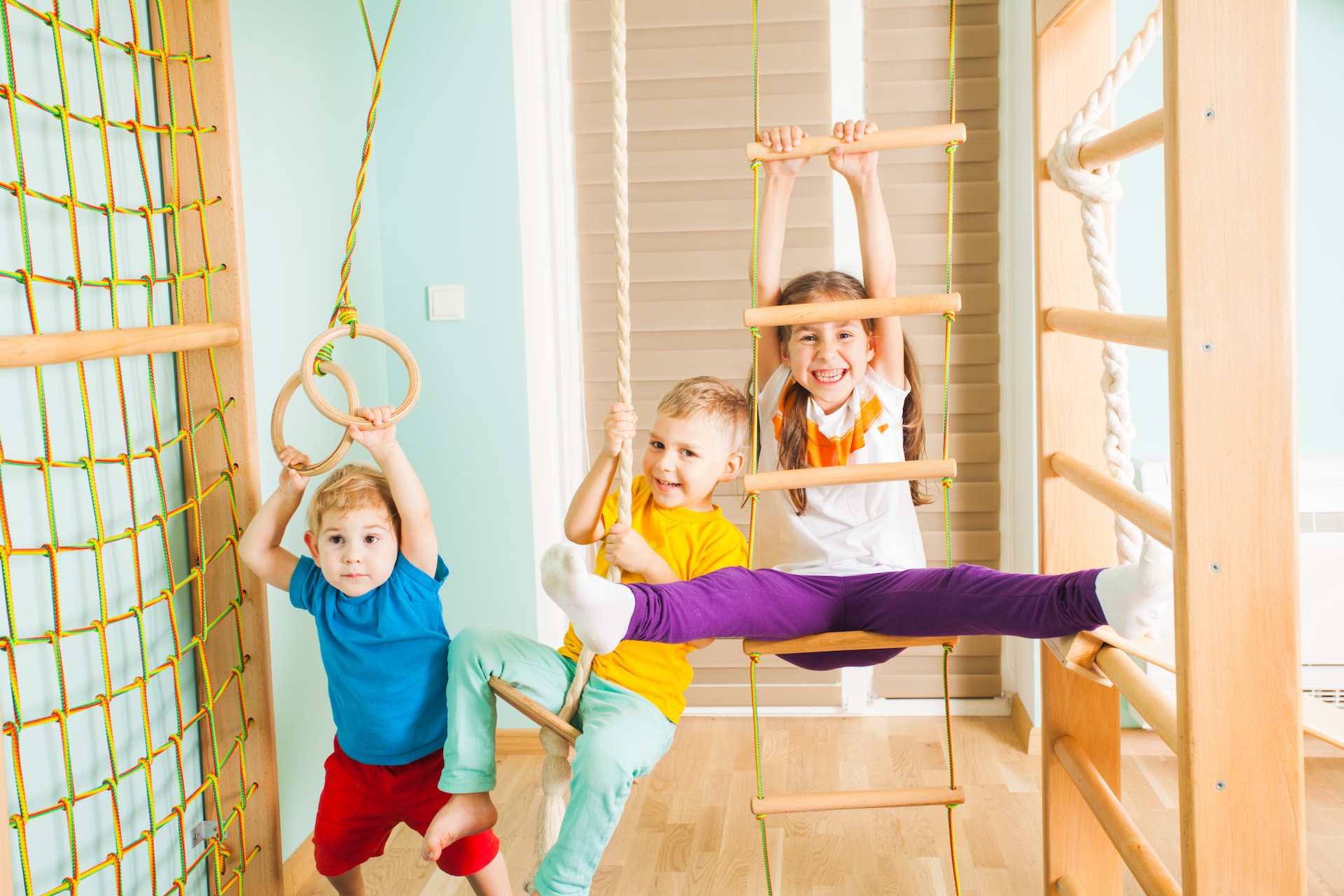 Children playing in class