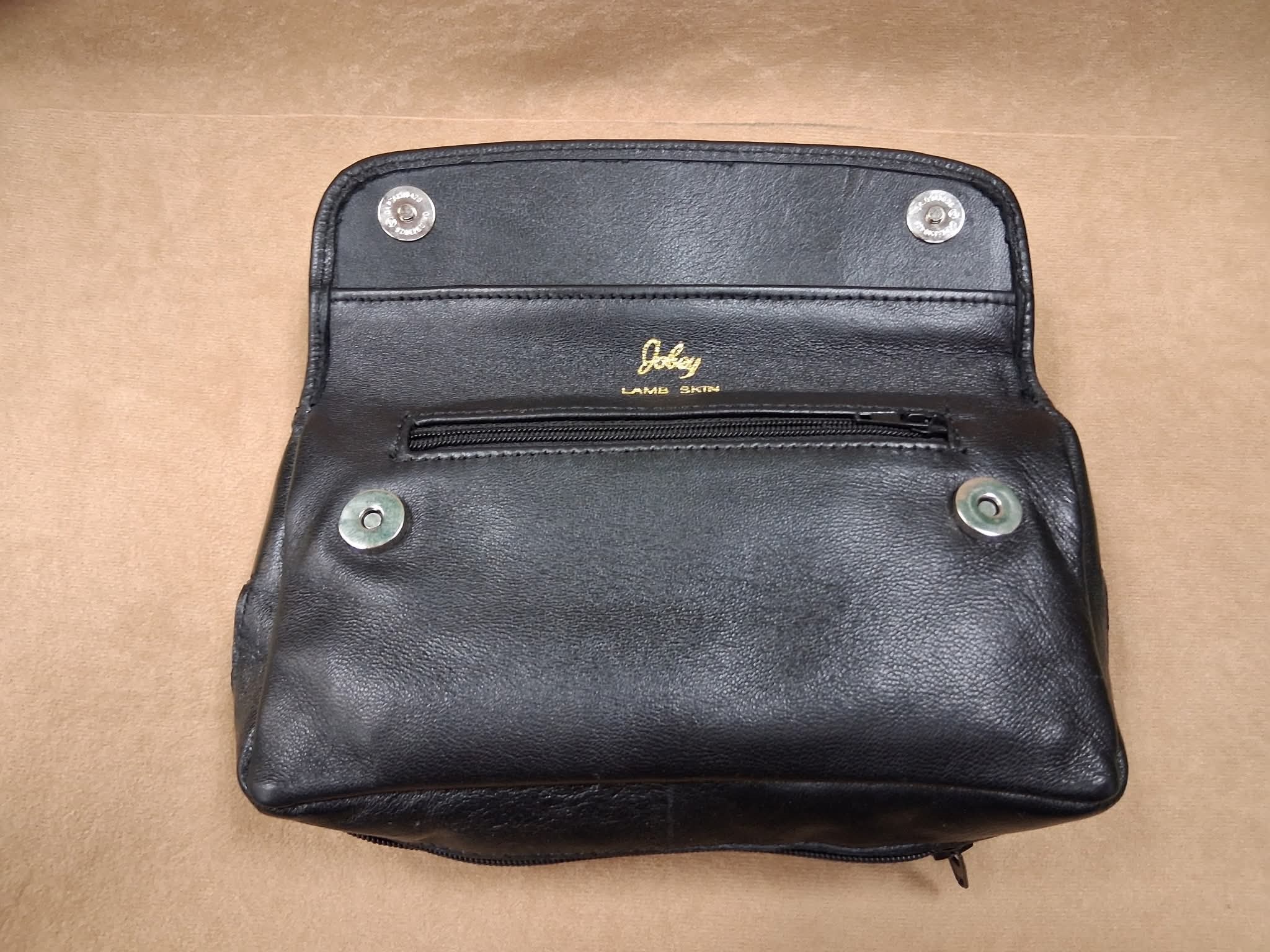 Large Lambskin Combo Pouch