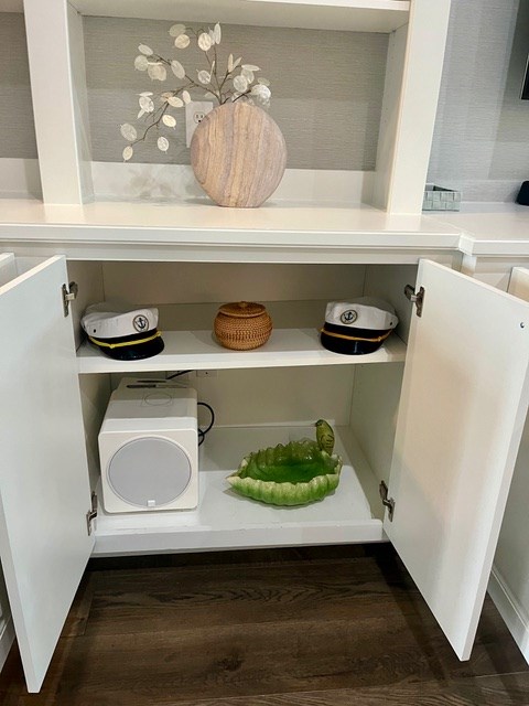 Soft-staged Living Room Decor for Real Estate Photography