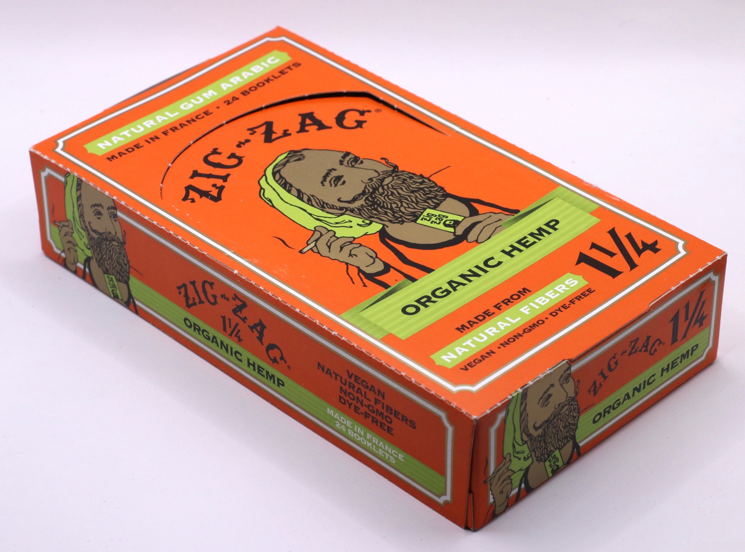 Zig Zag Organic Hemp Rolling Papers- 1 1/4-50 Leaf Pack
