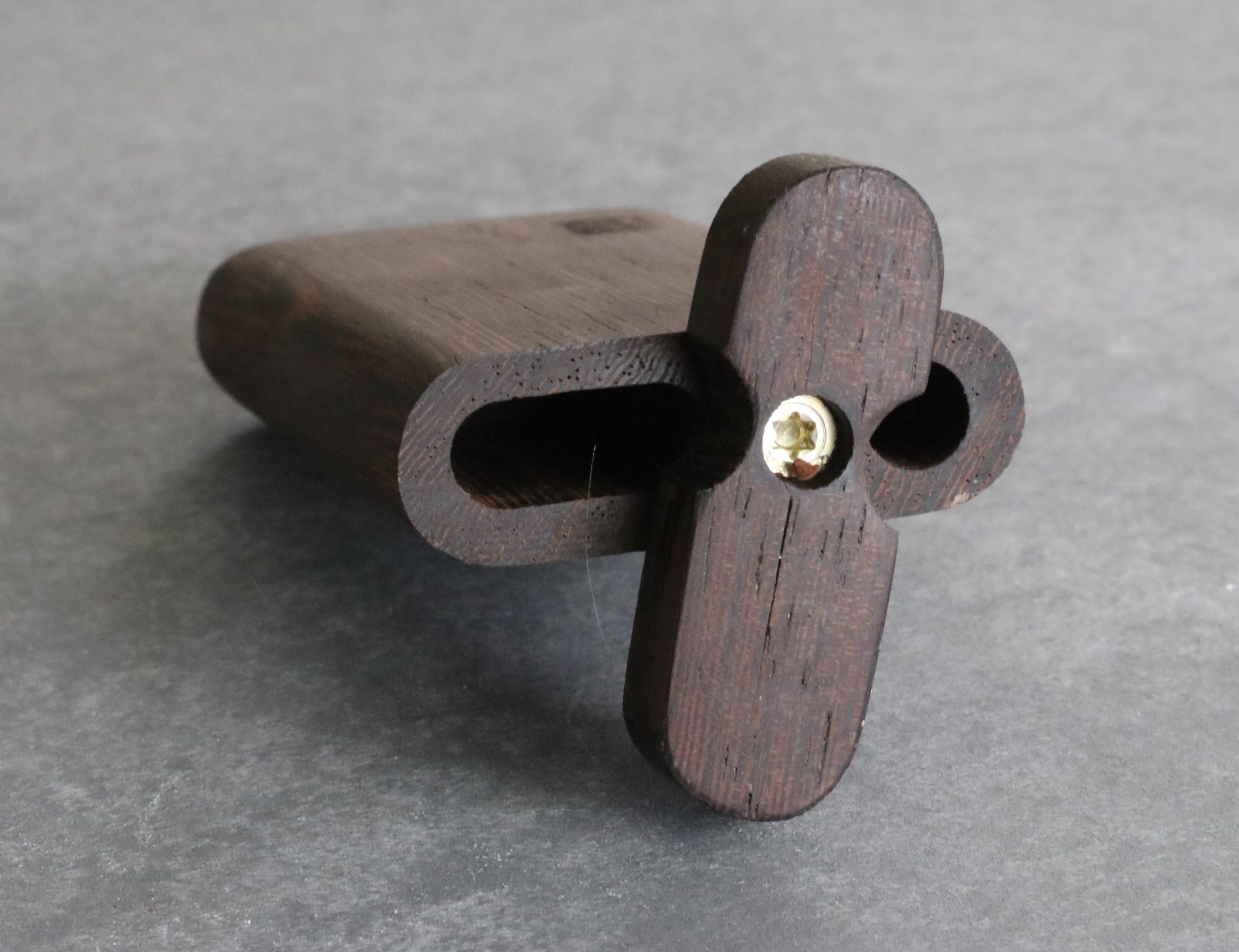 3" & 4" Dark Wenge Dugouts & Pipe-American Crafted Stash Box