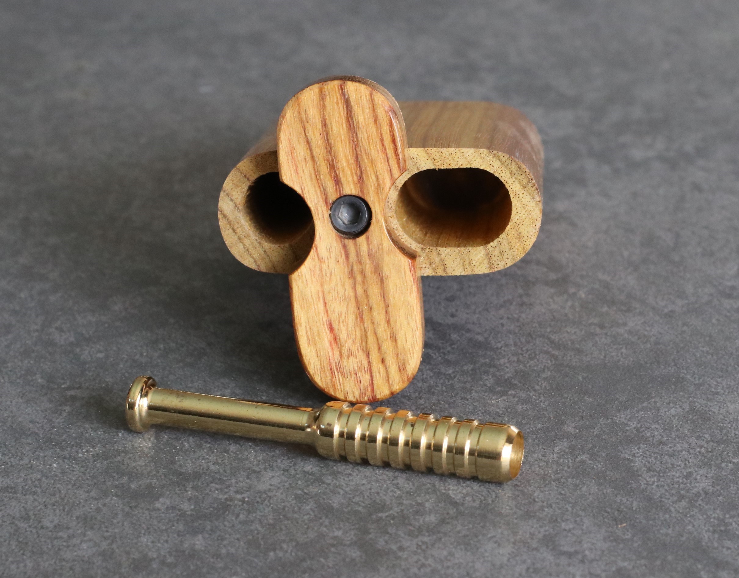 3" & 4" Mahogany Dugouts- Swivel Lid- One Hitter Pipe included