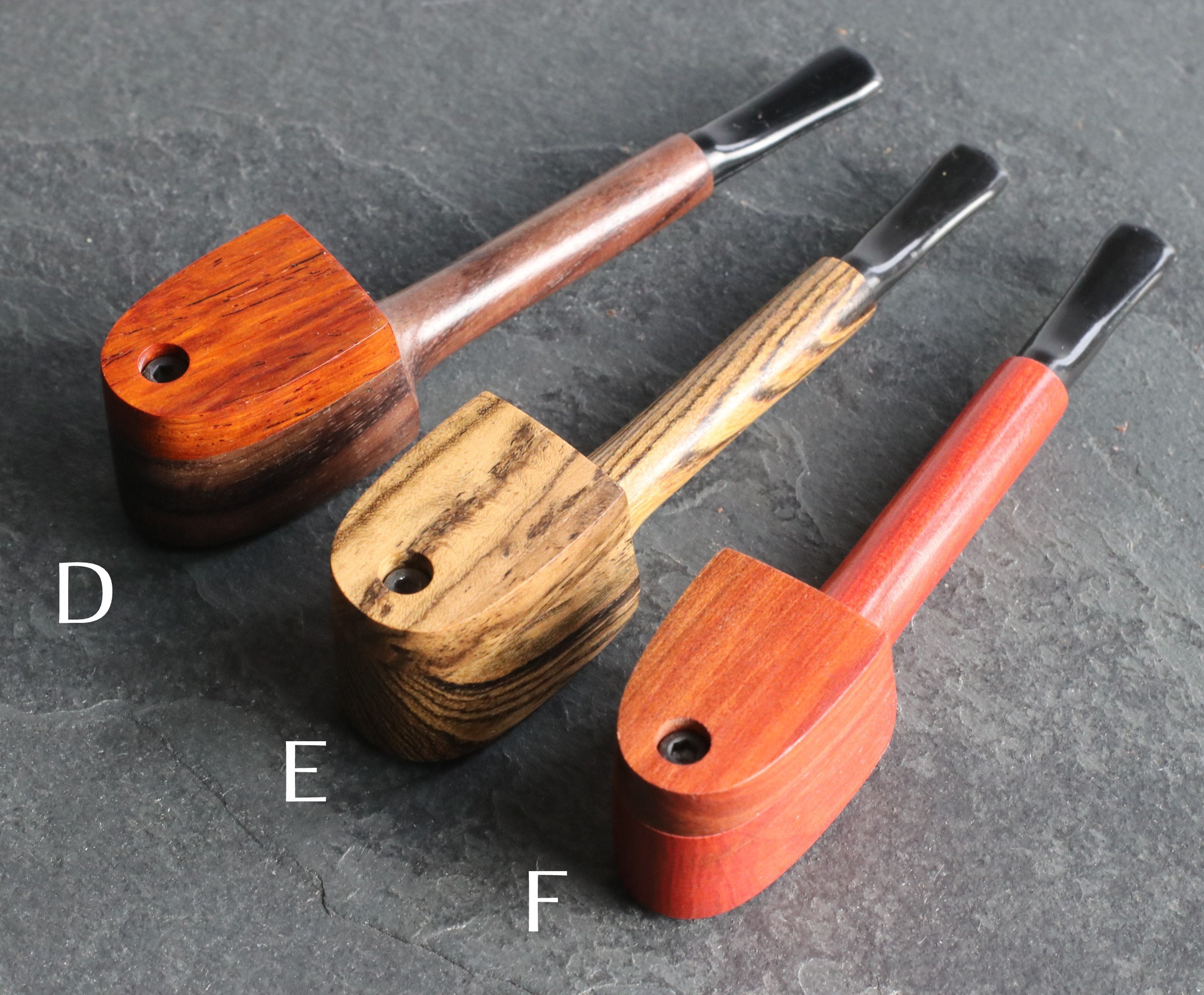 4.5" Swivel Lid Exotic Pipe- L72 MYSTIC-Handcrafted American Made Pipe