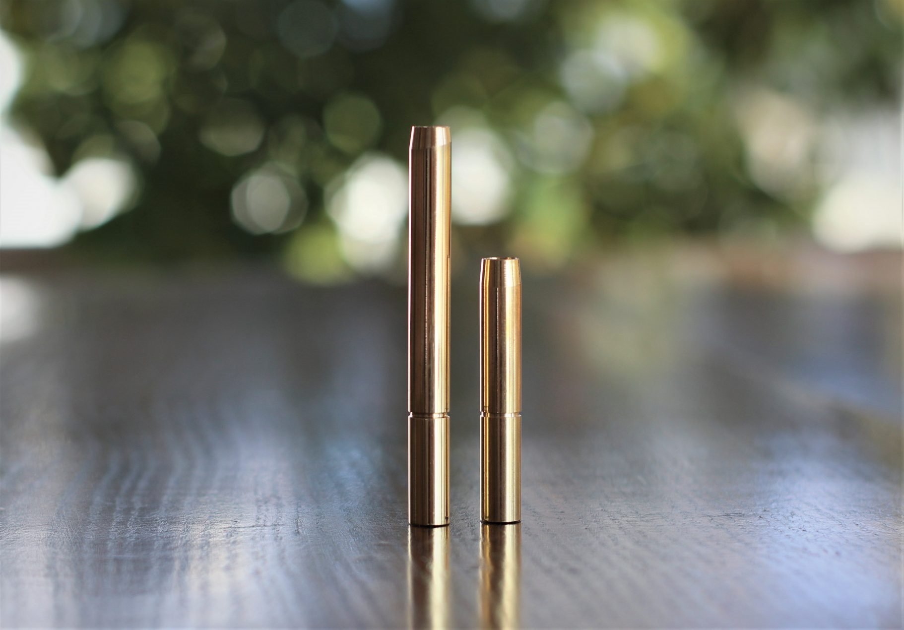 3" Straight Brass One Hitter Pipe - Straight Brass One Hitters