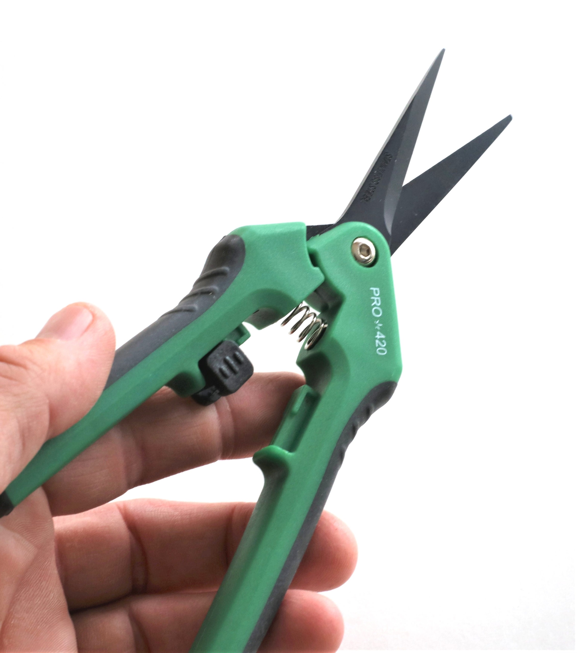 PRO 420 Scissors- 6 pack- Spring Loaded Professional Trimming Scissors for Cannabis