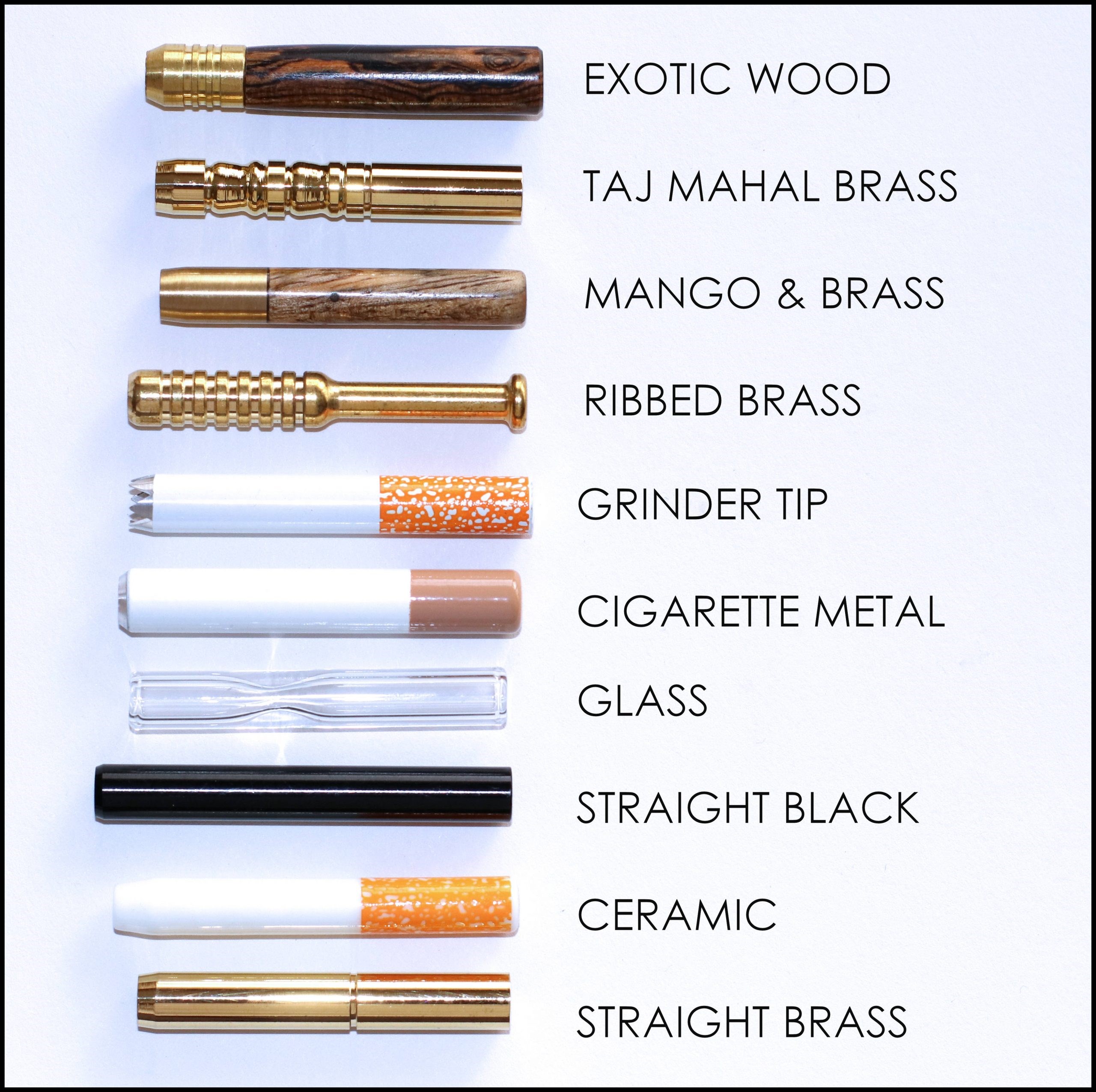 2" One Hitter Pipes- 10 Varieties to Choose from- Quality pipes for 3" Dugouts