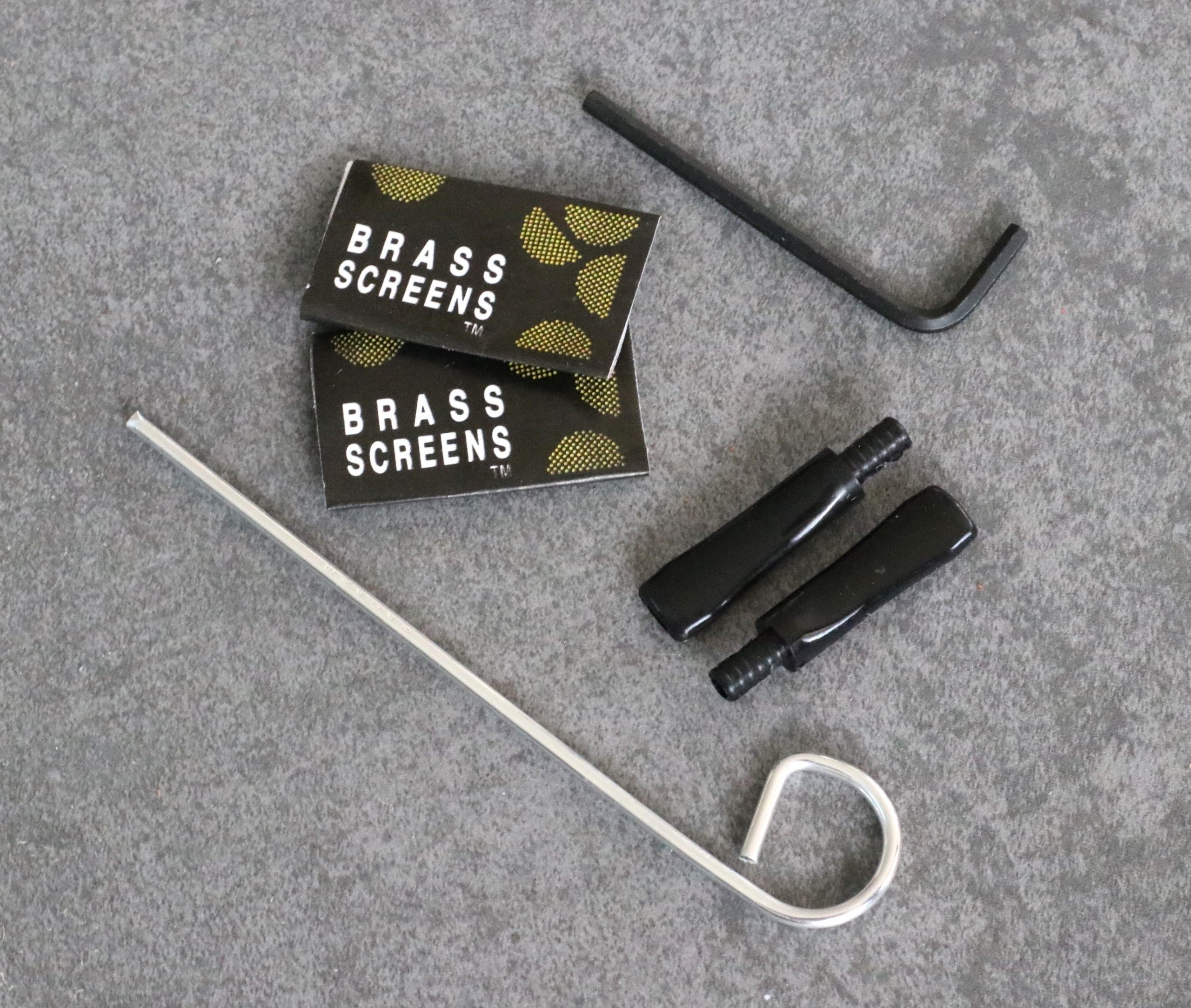 Wood Pipe Smoking Accessories- Poker- Screens- Hex Key for Lids