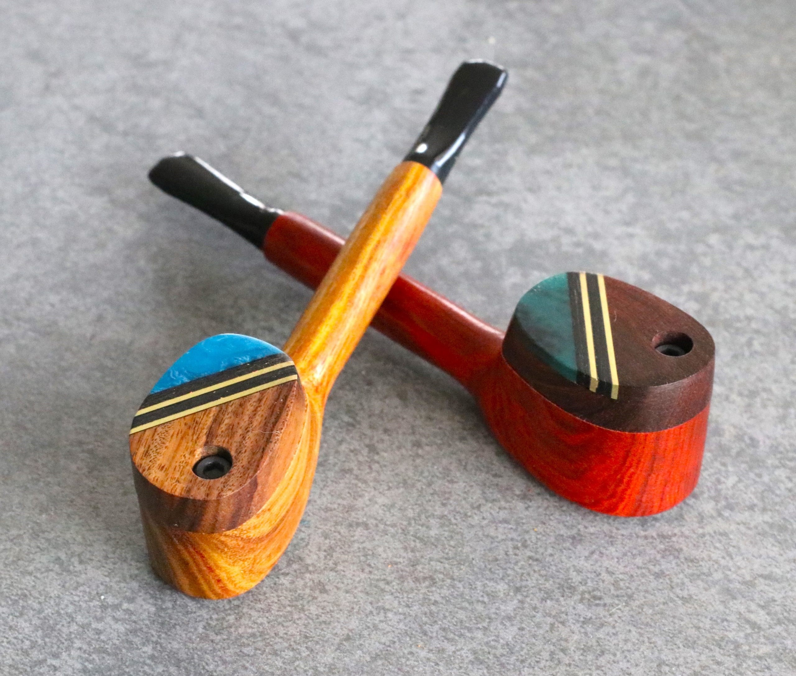 4.5" Swivel Lid Wood Pipe-G9 EXECUTIVE-Handcrafted American Pipe