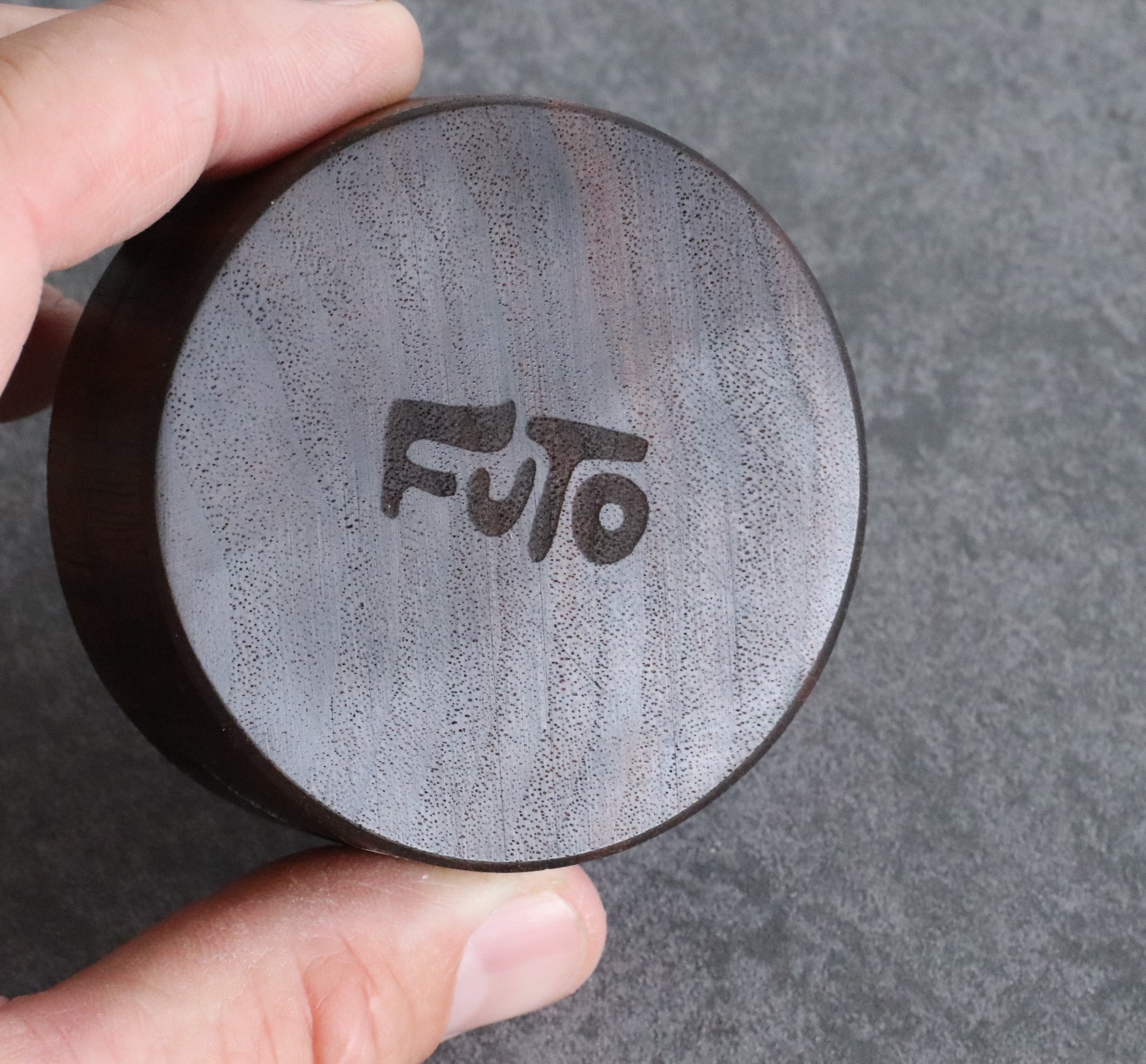 Futo Walnut Wood Grinder- 2 Piece simple easy to use herb grinder