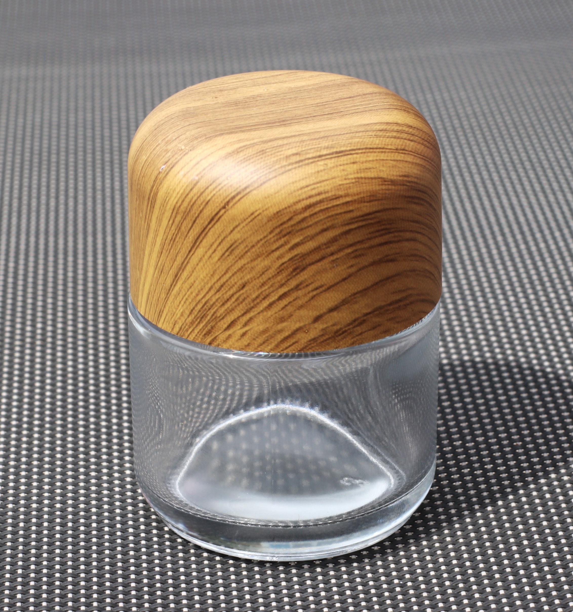 3" Glass Stash Jar-Smell Proof-Child Proof Lid-Safe and Secure Jar