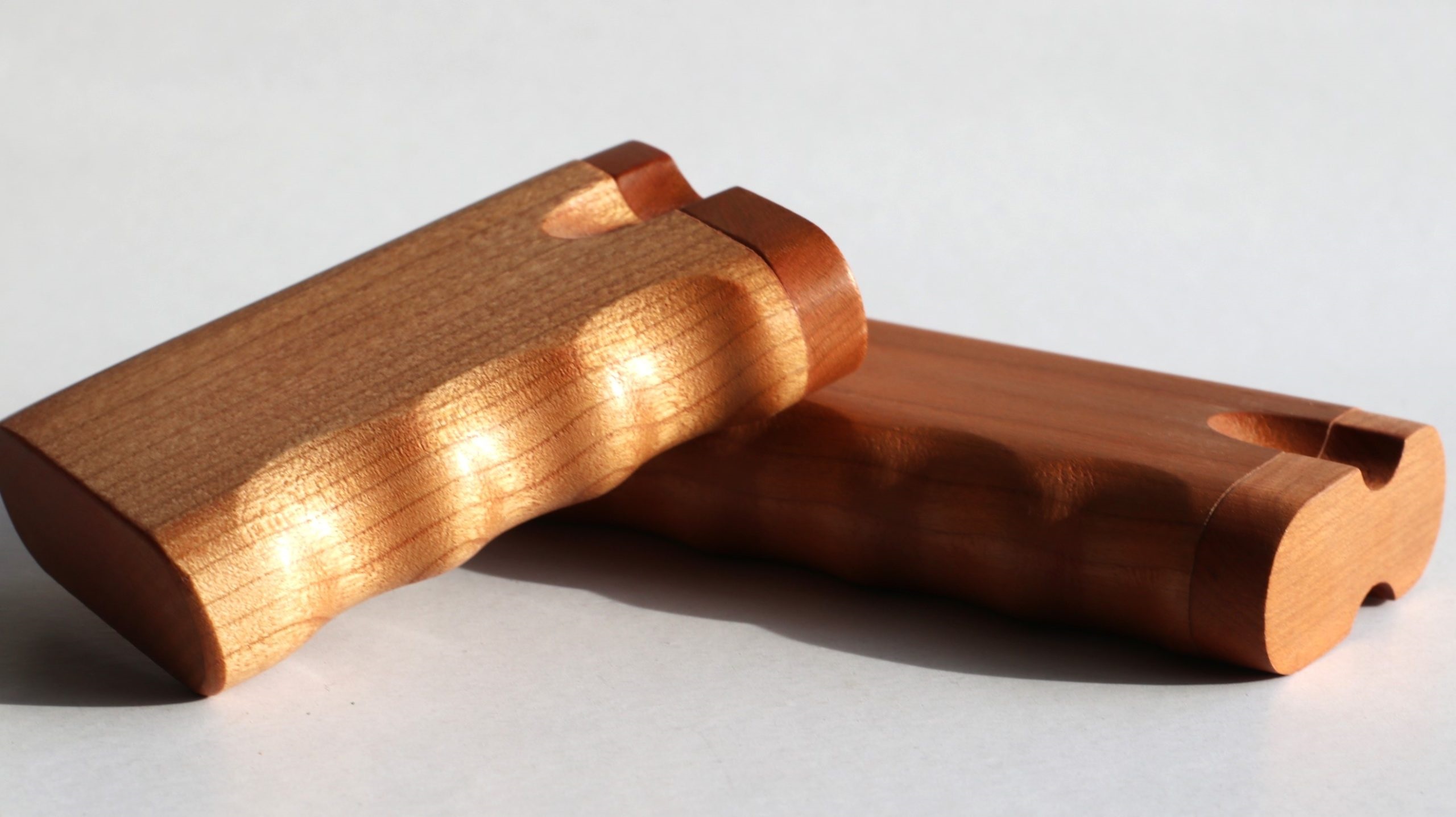 3" & 4" Cherry Spring Lock Dugouts & One hitter pipes-American Handcrafted Stash Boxes