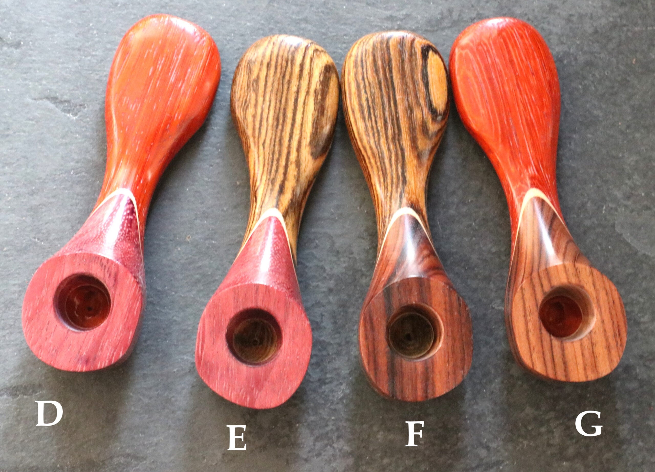Exotic Wood Pipe-223L-4"-American Handcrafted Smoking Pipe - Exotic Wood Pipe-Handcrafted in the USA