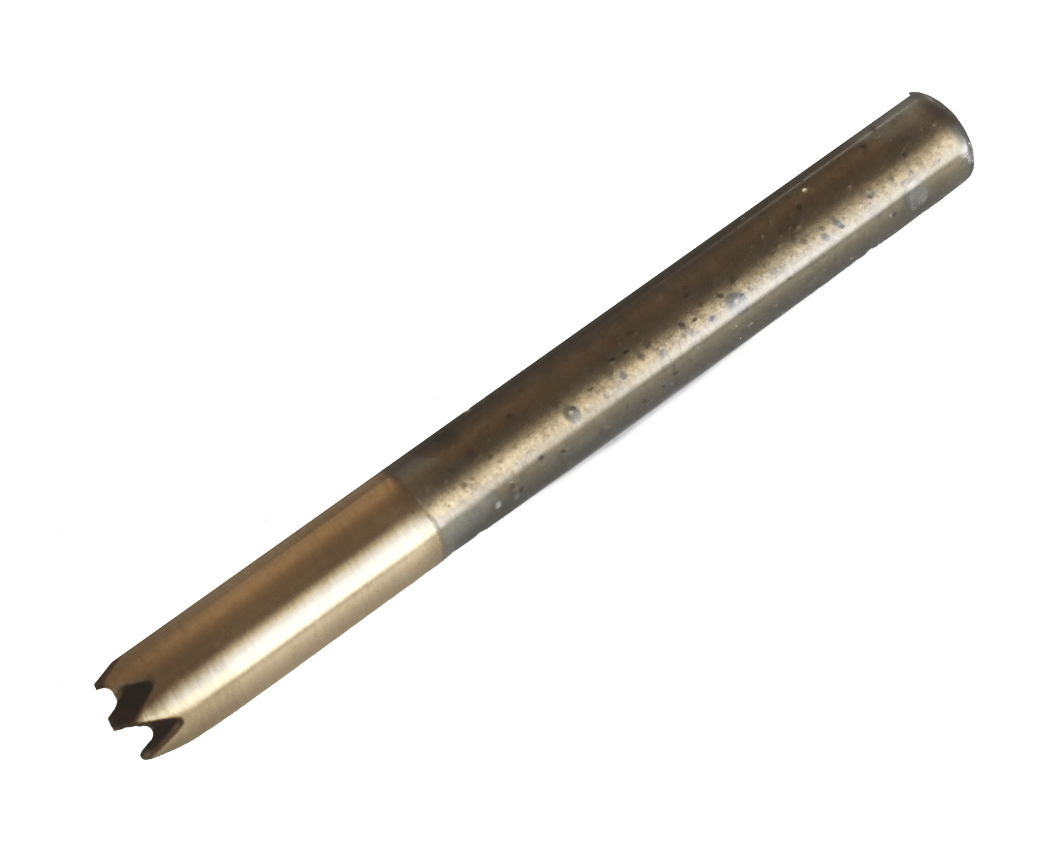 3" Brass Grinder Tip One Hitter Pipes w/wood cover & Brass Poker-Fits most 4" Dugouts