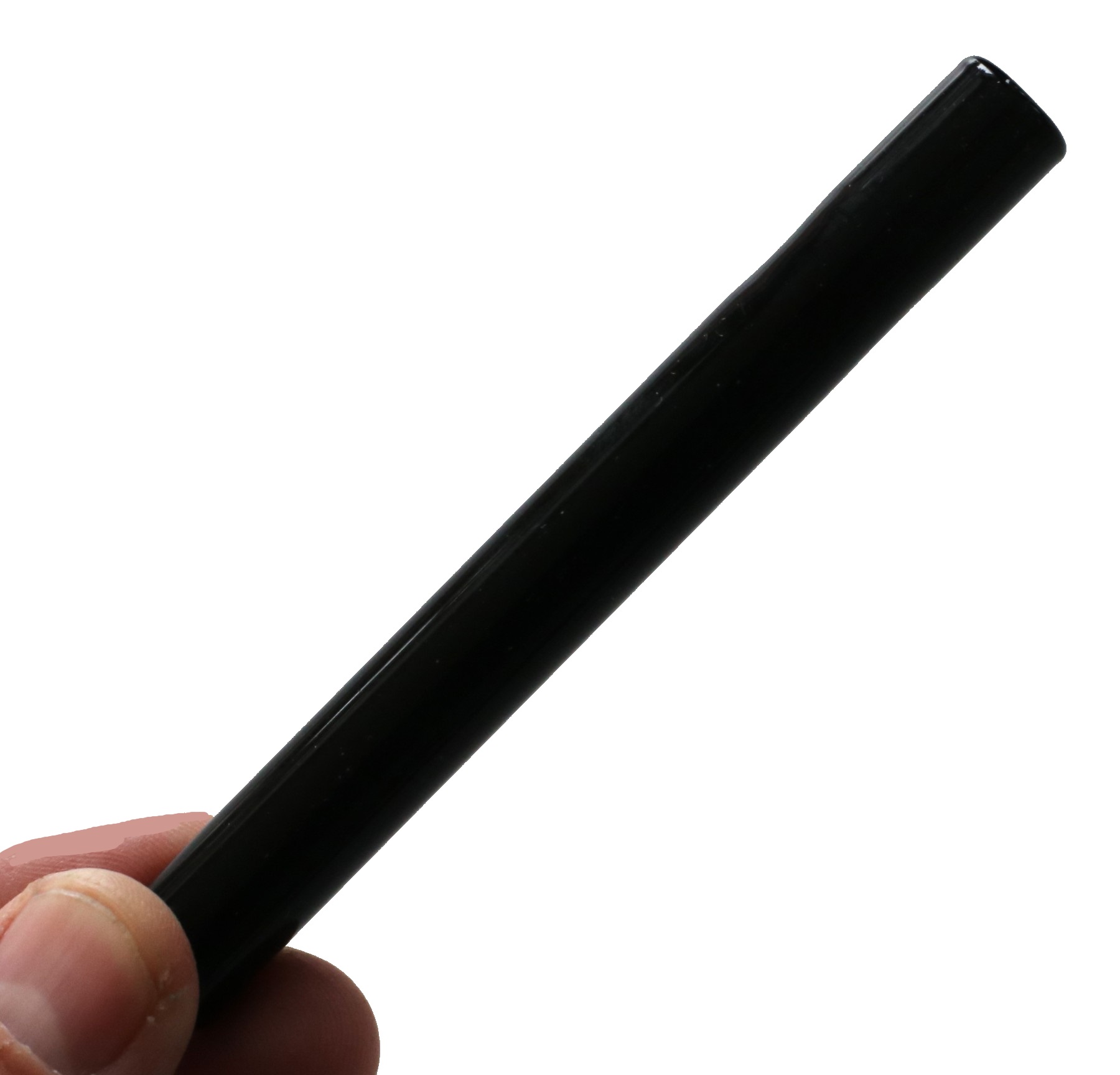 PRO 420 Black Gift Pack- Herb Grinder & Glass Pipe-Great Gift for Smokers - 4' Glass Chillums