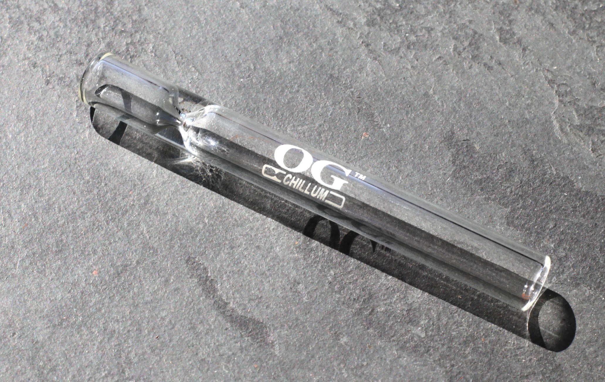 4" Glass One Hitter- OG- Solid Multi Hitter Pipe - Exotic Wood Smoking Pipe