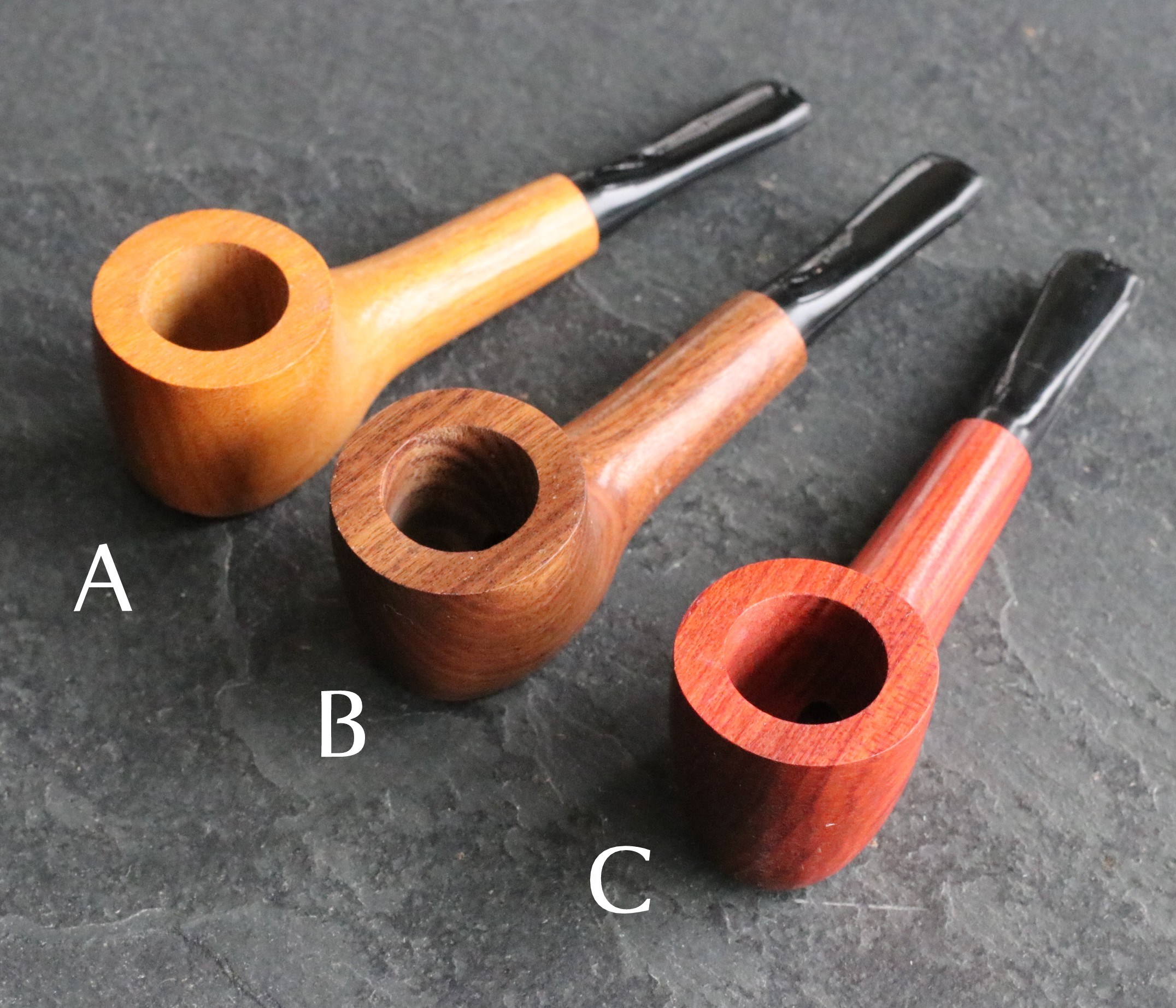 3.5" Exotic Wood Pipe- L20 CHICO-Classic Wood Pipe- Perfect Gift for Smokers
