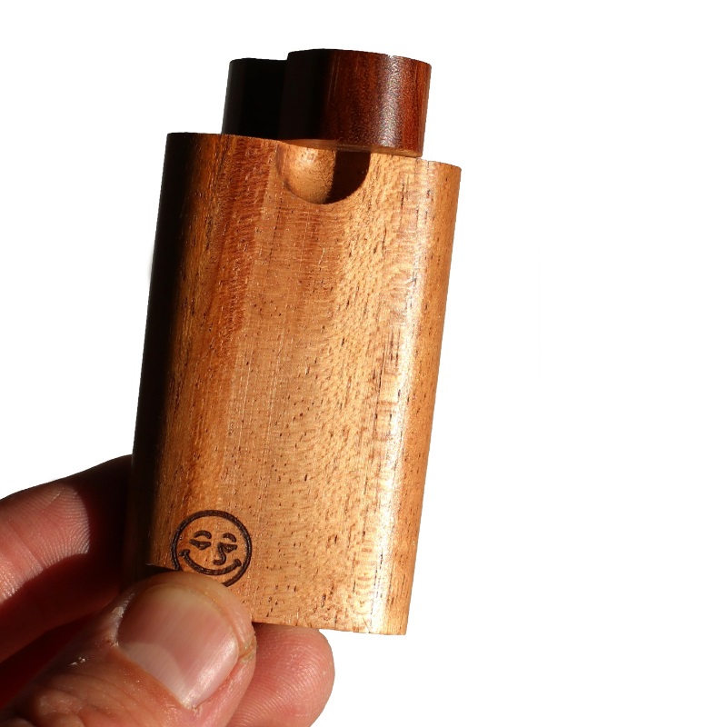3" Micro Hitter Stash Boxes-Small Dugout & One Hitter Pipes - Swivel Lid Cutaway Dugout by Better Life