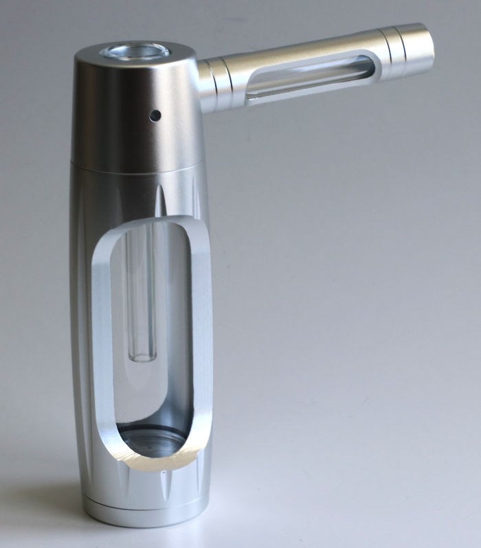 PRO420 Glass & Aluminum 6? Bubbler-Water Pipe-Easy to Clean-Perfect Small Bubbler - PRO420 Glass & Aluminum 6' Bubbler-Water Pipe-Easy to Clean-Perfect Small Bubbler