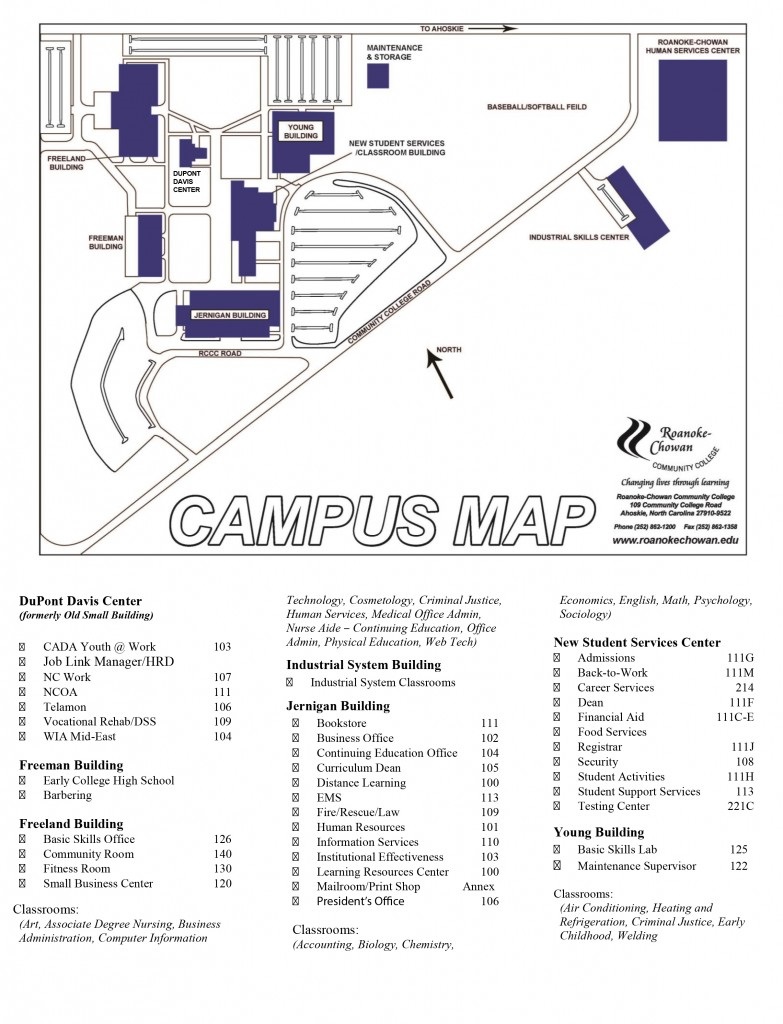 Roanoke College Campus Map   Campus Map 