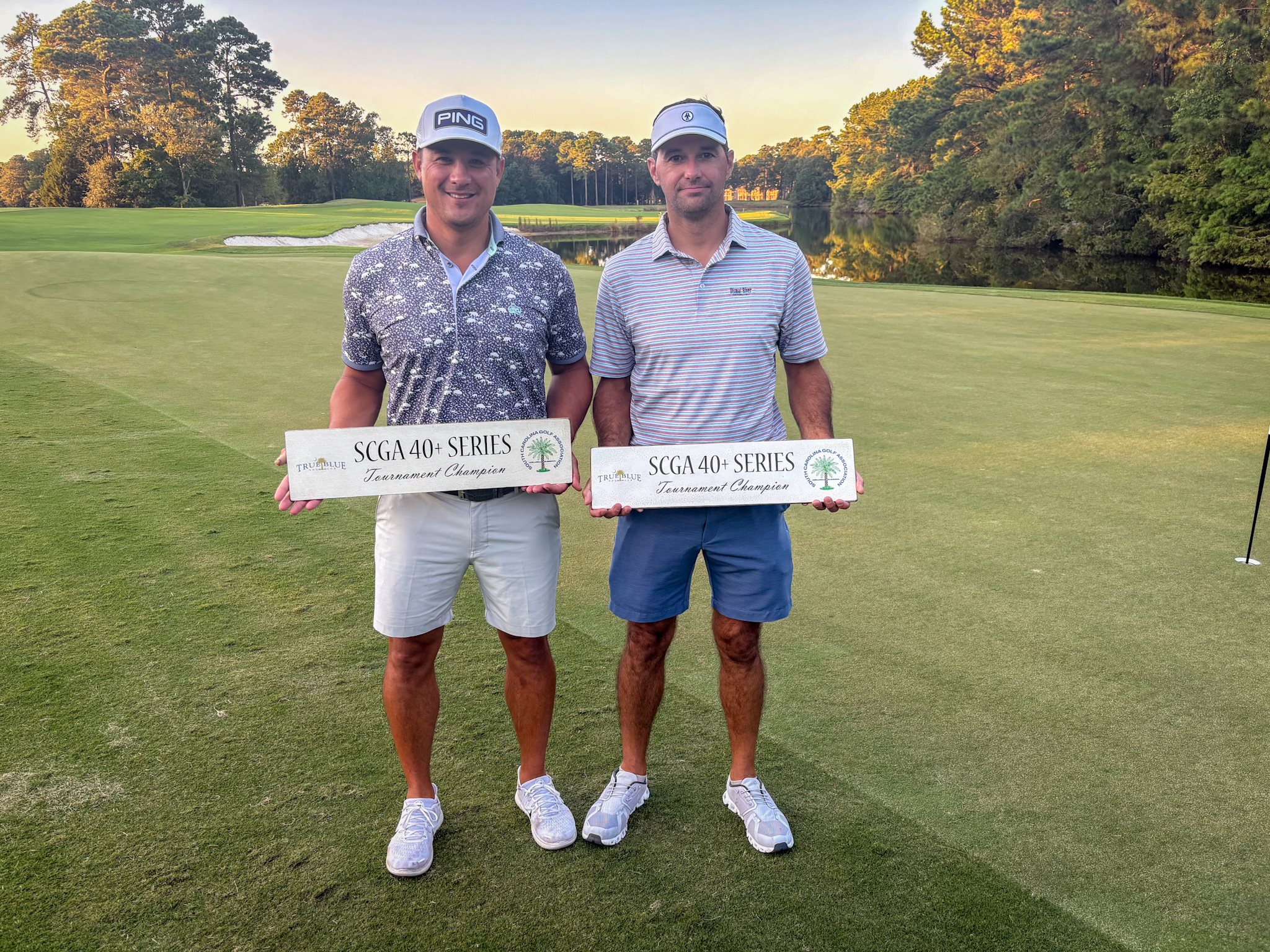  40 Plus at True Blue Golf Club Champions- Daniel Ezelle and Chris Eassy