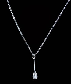 SNECK - Silver Plate Lacrosse Necklace