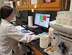 Lab Work on our Advanced Machinery