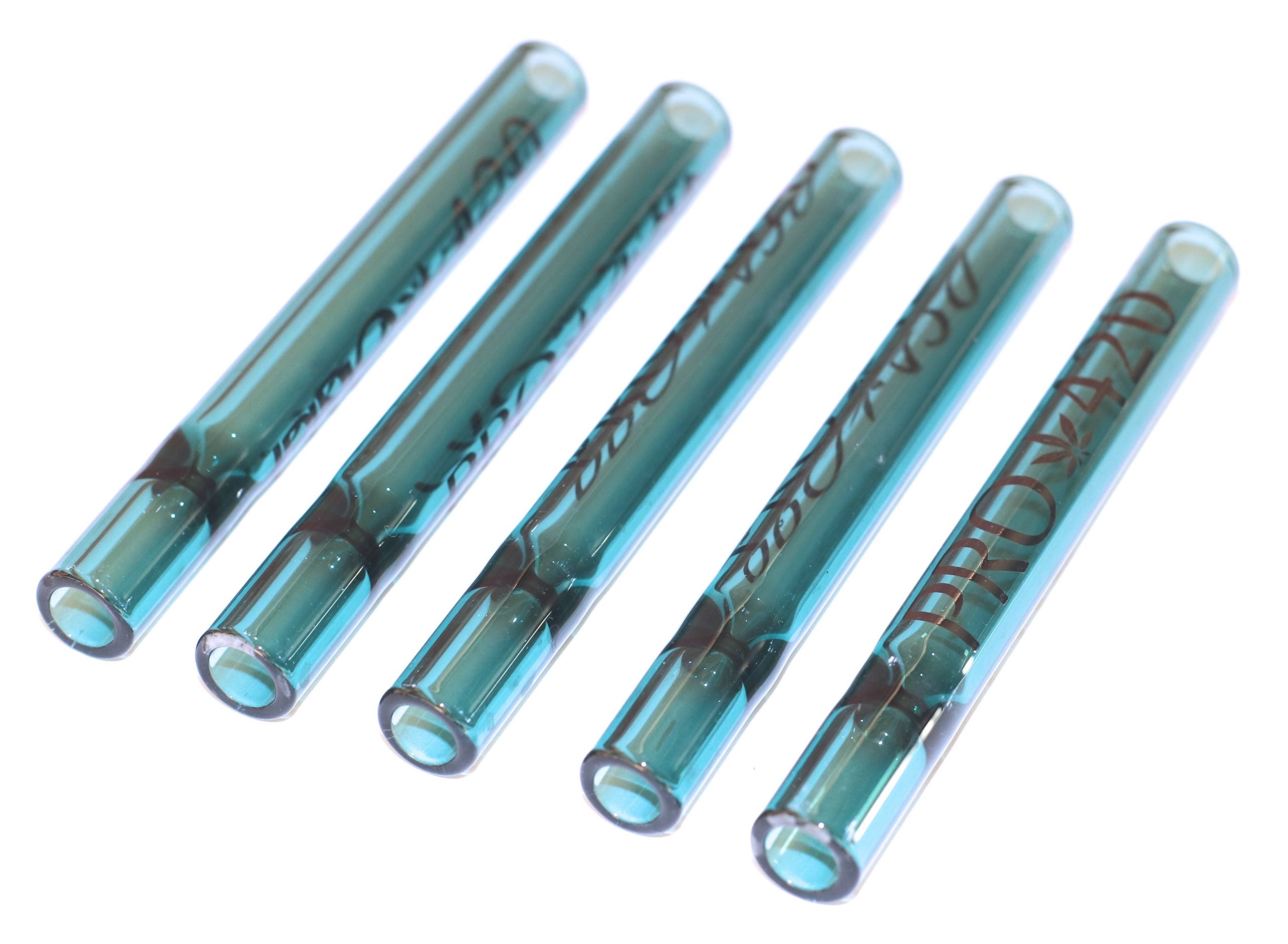 Glass One Hitter Pipes- Dark Teal Green PRO 420 Glass-Multi Hit Experience-Best Selling Glass