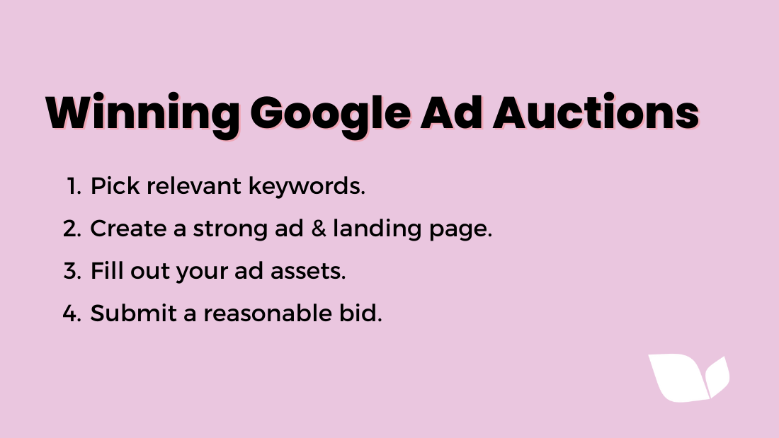 Winning Google Ad Auctions