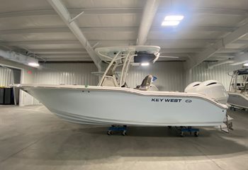 2025 Key West 244 Solid Ice Blue Boat