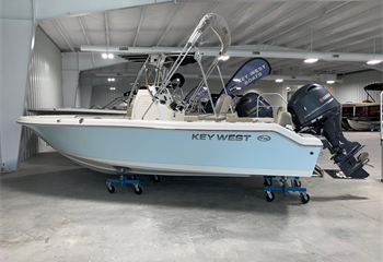 2024 Key West 189 FS Ice Blue/White Boat