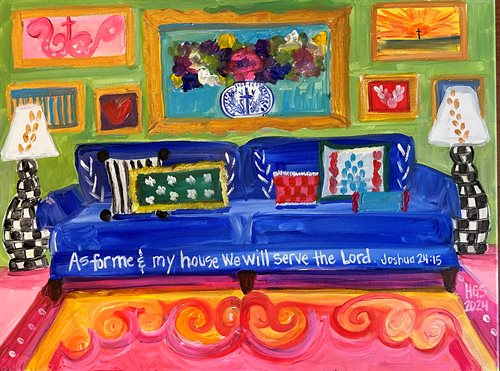 Joshua 24:15 Sofa 