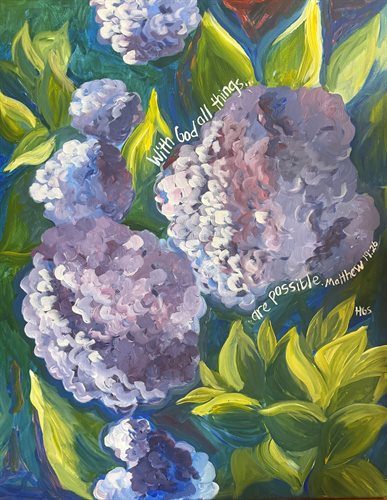 Hydrangeas (2) Matthew 19:26