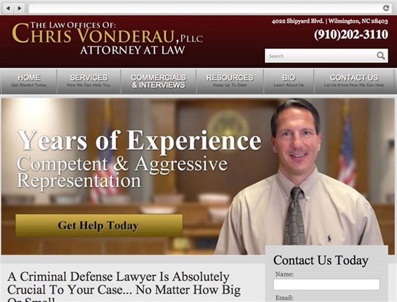 Chris Legal - Lawyer Web Design